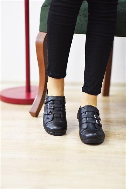 M.P Siyah Casual Kadın Ayakkabı