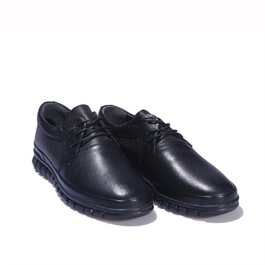 Salih Eryılmaz Siyah Casual Deri Erkek Ayakkabı